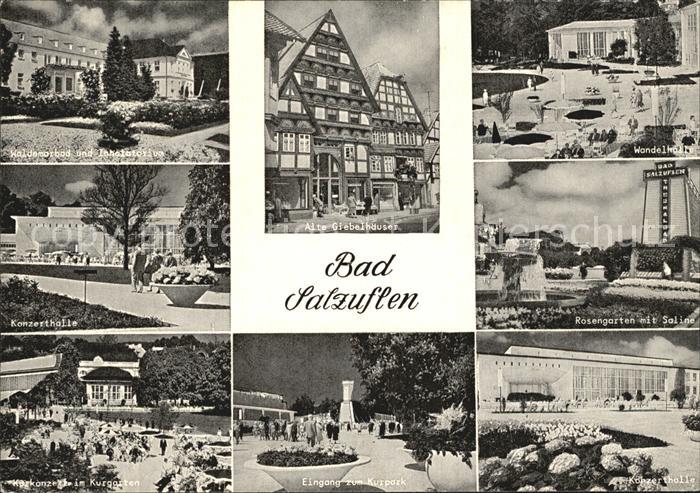 Bad Salzuflen Waldemorbad Inhalatorium Wandelhalle Rosengarten Saline Konzerthal