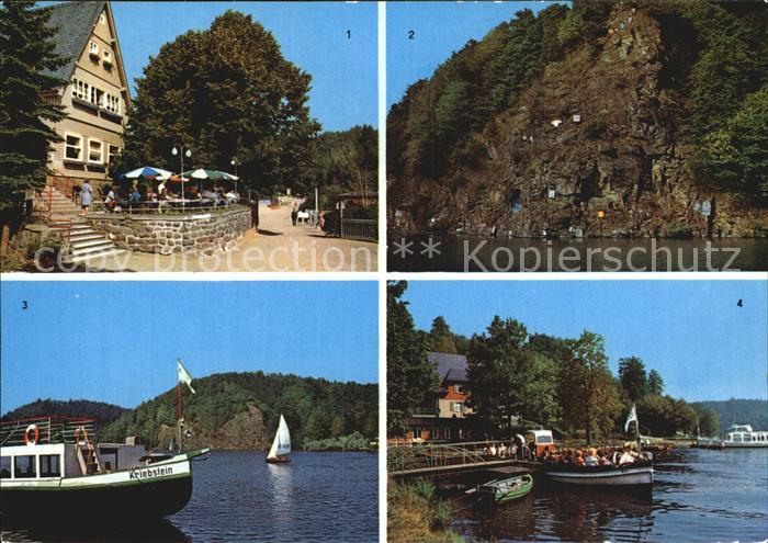 Kriebstein HOG Anlegestelle Wappenfelsen Lauenhain