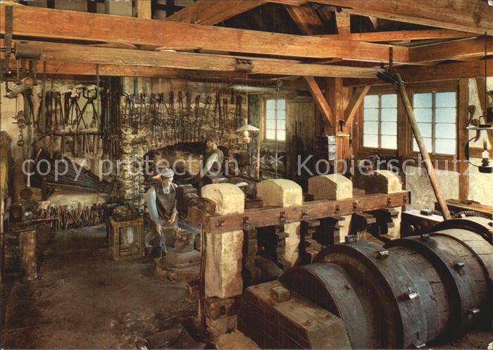 Blaubeuren Historische Hammerschmiede am Blautopf