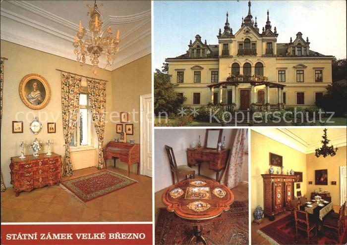 Velke Brezno Statni Zamek Schloss Musiksalon Mobiliar