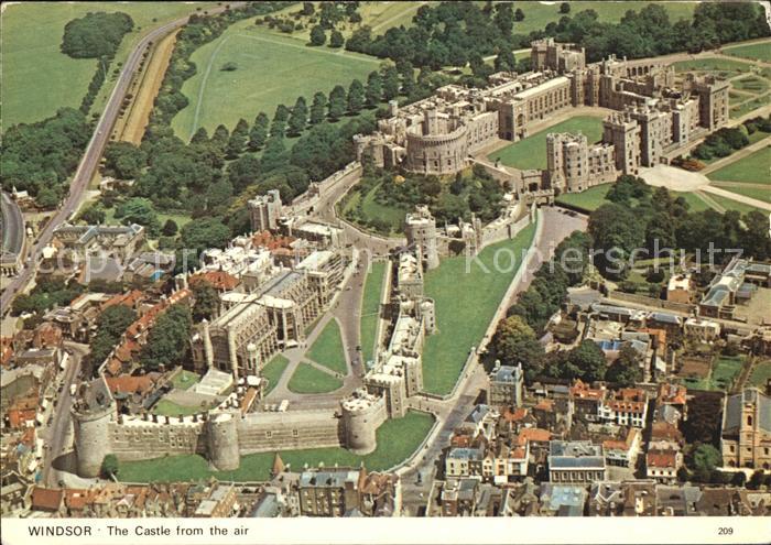 Windsor Castle aerial view