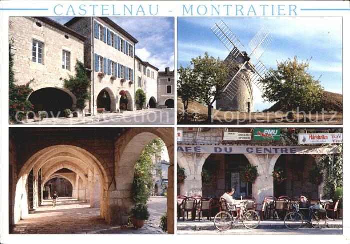 Castelnau-Montratier Bastide du XIII siecle Moulin Restaurant