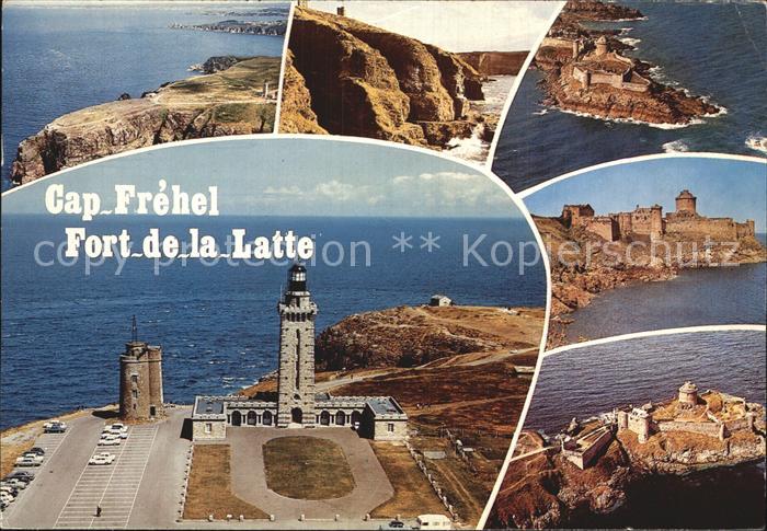 Cap Frehel Cotes d Armor Bretagne Fort de la Latte vue aerienne