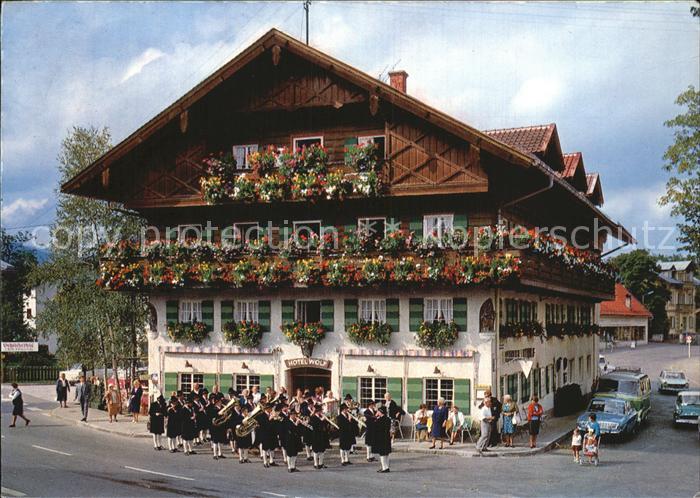 OBERAMMERGAU Bayern Hotel Wolf Musikkapelle