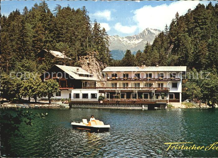 Lienz Tirol Seehotel Jaufer Tristacher See Strandbad Tretboot Alpenblick