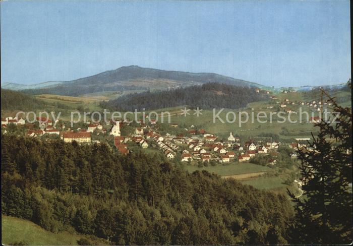 Grafenau Niederbayern Panorama Erholungsort Bayerischer Wald
