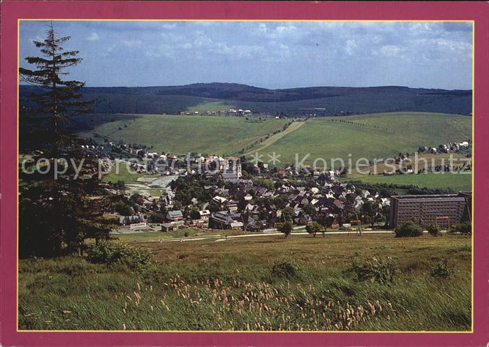 Oberwiesenthal Erzgebirge Panorama Kurort