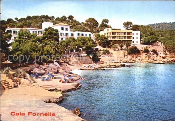 Cala Fornells Badestrand Felsenkueste