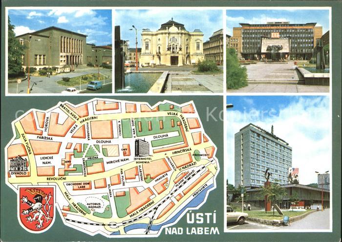 Usti nad Labem Kultumi dum Divadlo Zd Nejedleho KNV Interhotel Bohemia