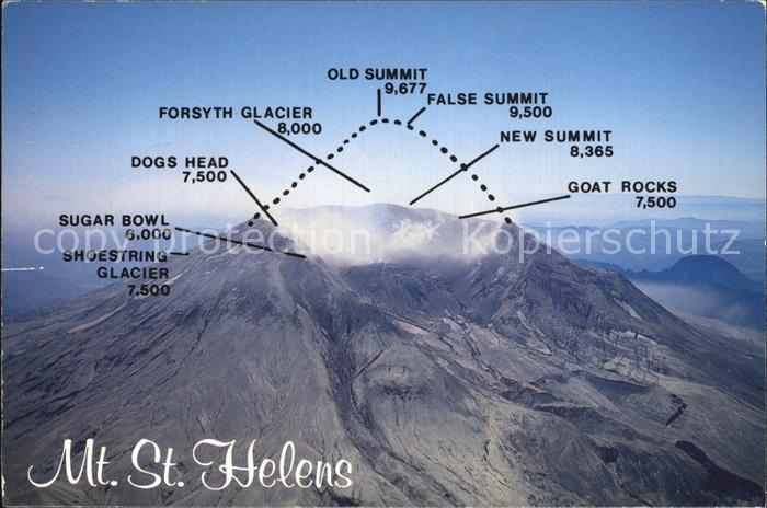 Mount Saint Helens Volcano Vulkan
