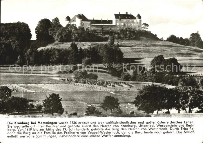 Memmingen Bayern Kronburg Geschichte