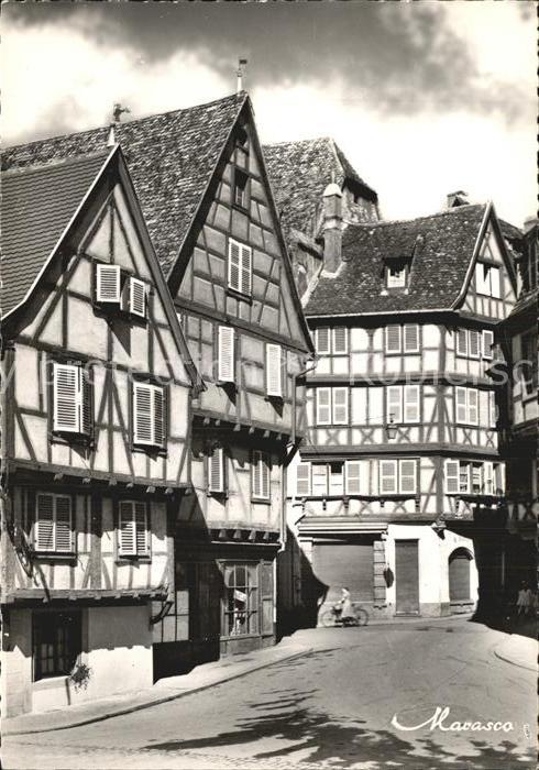 Colmar Haut Rhin Elsass Rue des Marchands vieilles maisons Fach