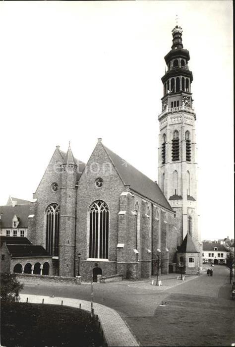 Middelburg Zeeland Nieuwe Kerk met Lange Jan Kirche Turm