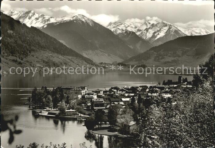 Zell See Panorama Blick gegen die Tauern
