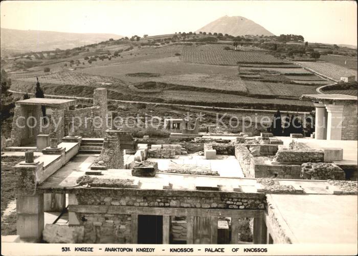 Knossos Cnosse Kreta Palace of Knossos Antike Staette Ruinen