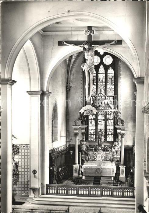 Lautenbach Haut Rhin Elsass Eglise Choeur Monument historique Kirche Chor