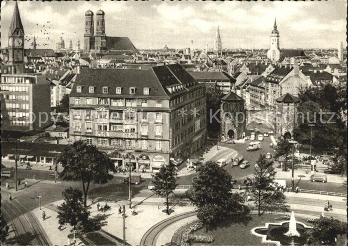Muenchen Bayern Sendlinger Tor Platz Frauenkirche