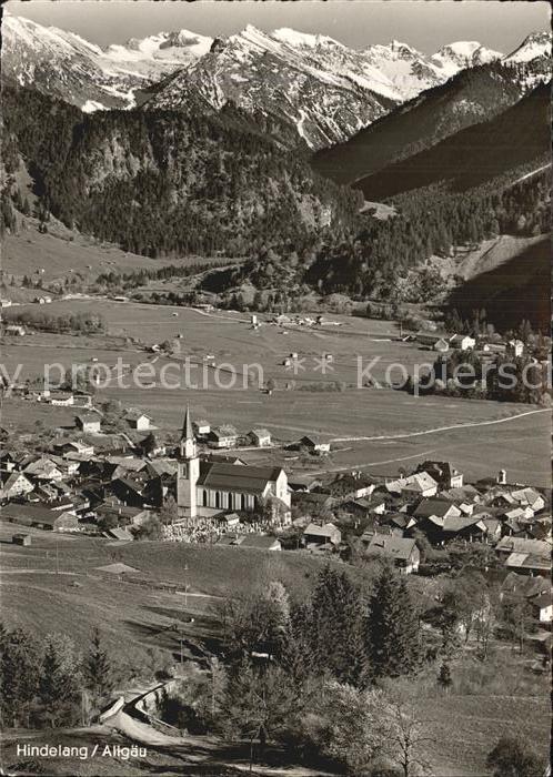Hindelang Panorama Allgaeuer Alpen