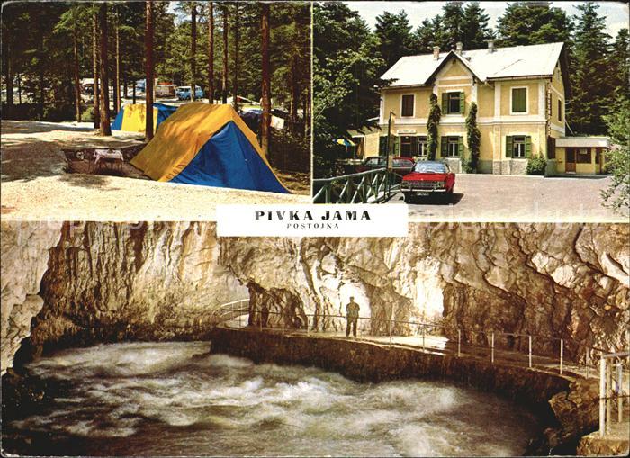 Postojna Pivka Jama Campingplatz Hoehlen Grotten