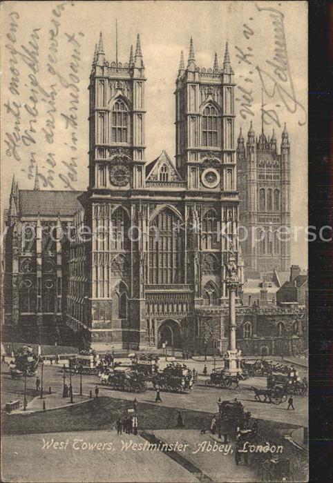 London West Towers Westminster Abbey