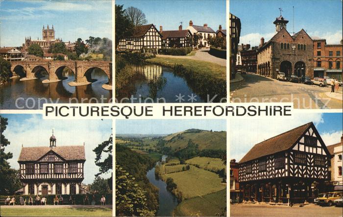 Herefordshire, County of Leominster Eardisland Sysmonds Yard Ross on Wye Ledbury