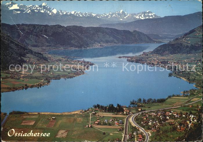 Ossiachersee Fliegeraufnahme