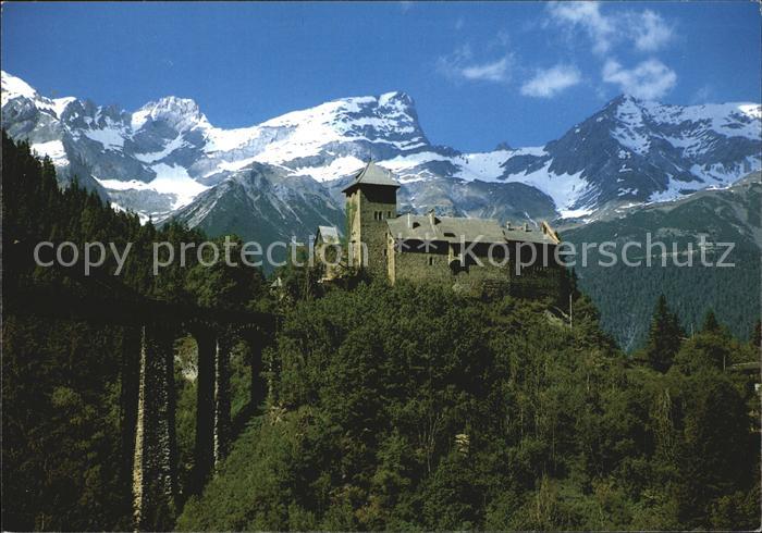 Landeck Tirol Schloss Wiesberg Trisanna-Bruecke