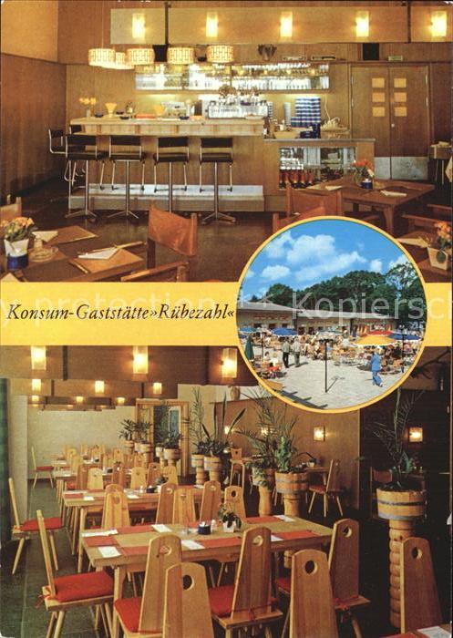 BERLIN CITY Konsum Gaststaette Ruebezahl Gastraum und Theke