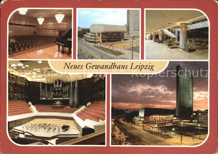 LEIPZIG Sachsen Neues Gewandhaus Kleiner Saal Aussenansicht Foyer Grosser Saal