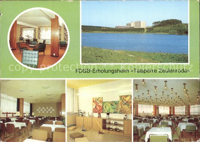 Zeulenroda-Triebes Erholungsheim Kinderspielzimmer Kleines Restaurant