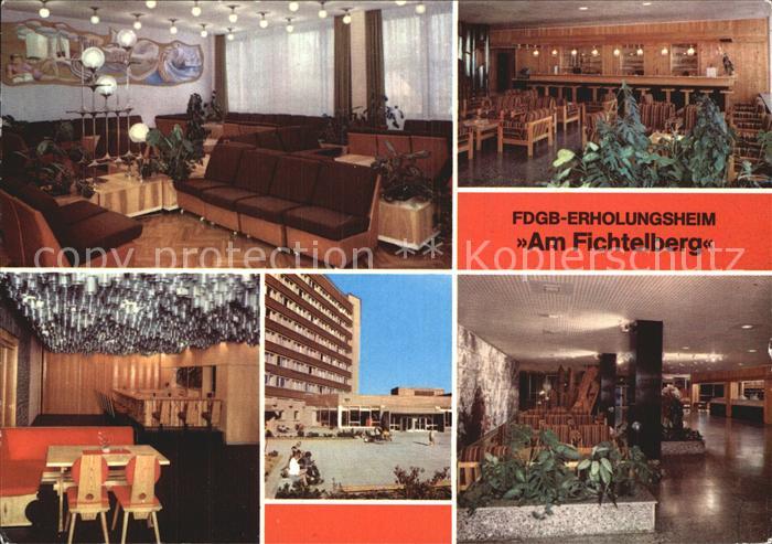 Oberwiesenthal Erzgebirge FDGB Erholungsheim Am Fichtelberg Buecherrei Leseraum