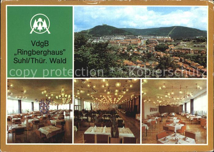 Suhl Thueringer Wald FDGB Ringerberghaus