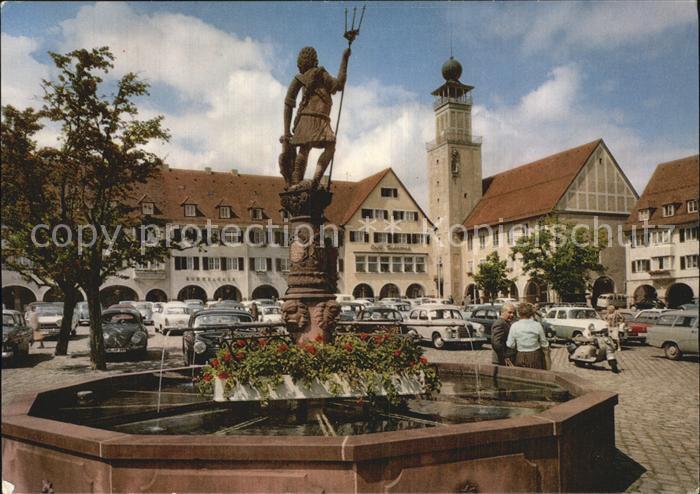 FREUDENSTADT BW Marktplatz und Rathaus