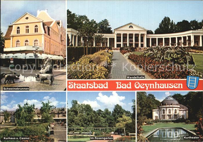 Bad Oeynhausen Kurhaus Wandelhalle Schweinebrunnen
