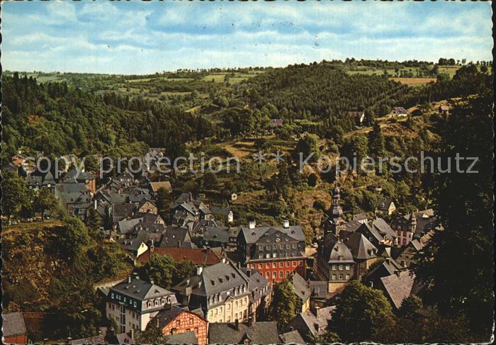 Monschau Montjoie NRW Stadtansicht