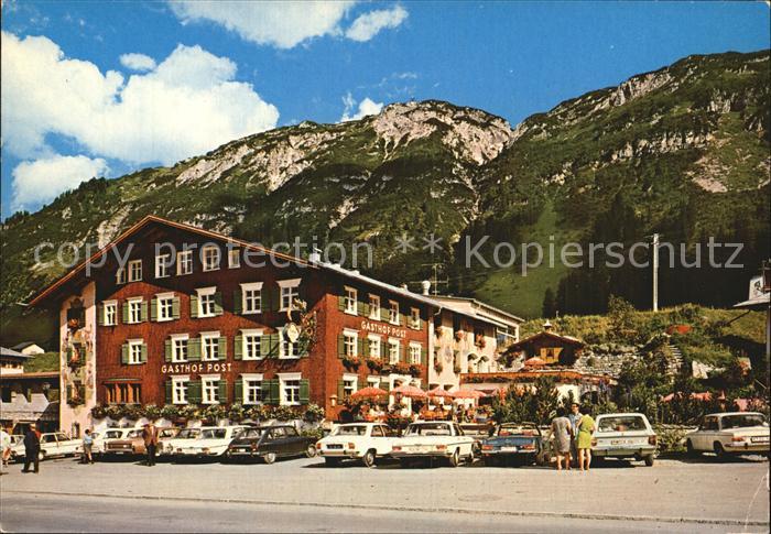 Lech Vorarlberg Gasthof Post gegen Ruefikopf