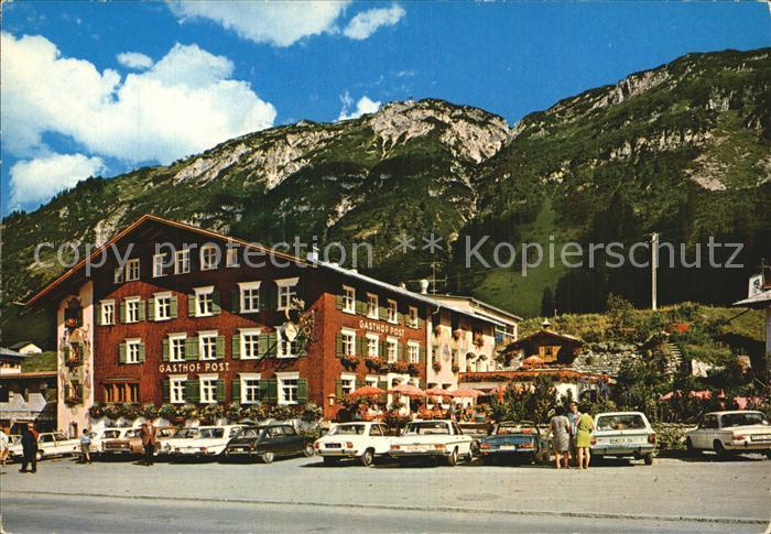 Lech Vorarlberg Gasthof Post gegen Ruefikopf