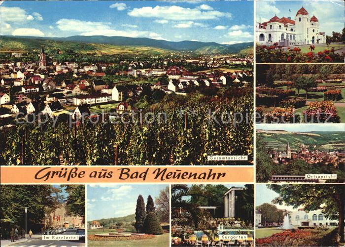 Bad Neuenahr-Ahrweiler Kurviertel Kurgarten Gesamtansicht