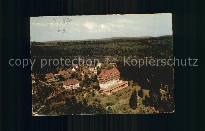 Wildbad Schwarzwald Sommerberg Hotel Fliegeraufnahme