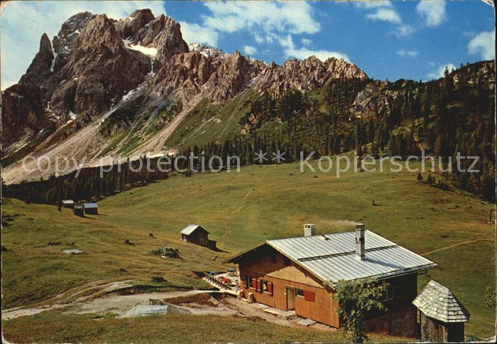 Sexten Sesto Suedtirol Rifugio Rudihuette