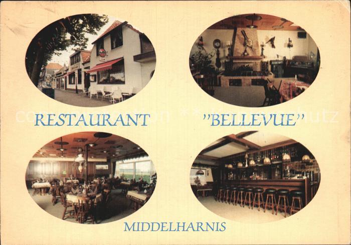 Middelharnis Restaurant Bellevue Kaminzimmer Bar