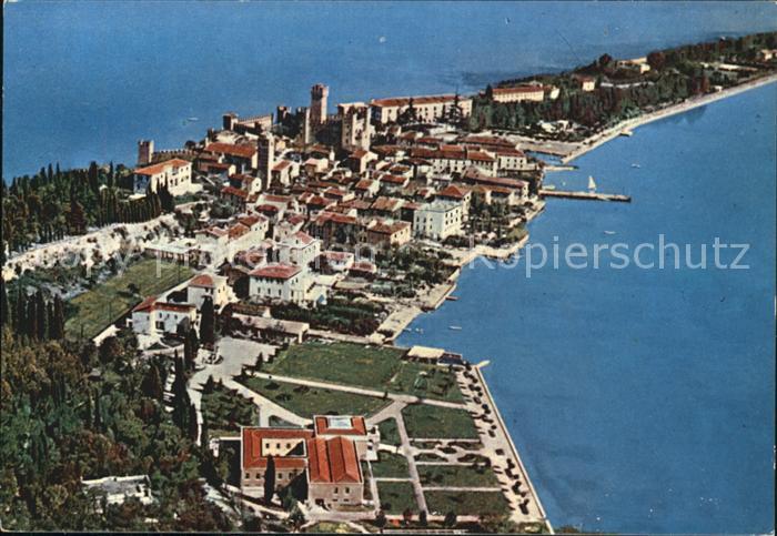 Sirmione Lago di Garda Fliegeraufnahme