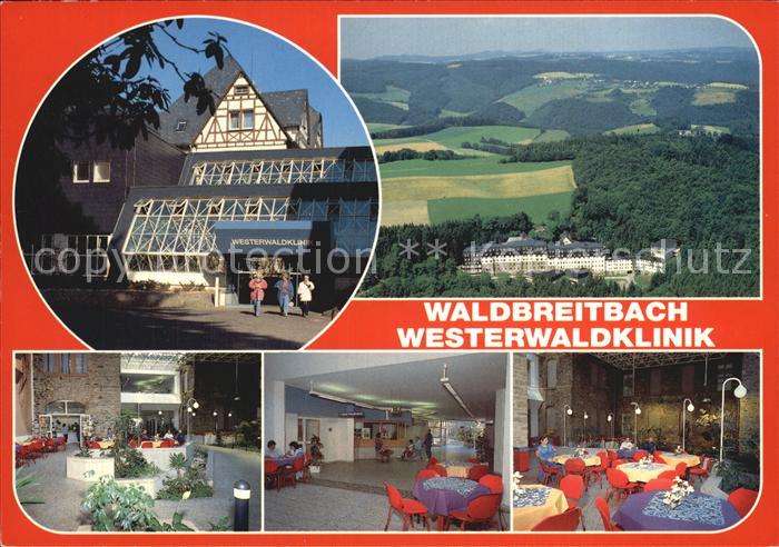 Waldbreitbach Wied Westerwaldklinik Fliegeraufnahme Teilansichten