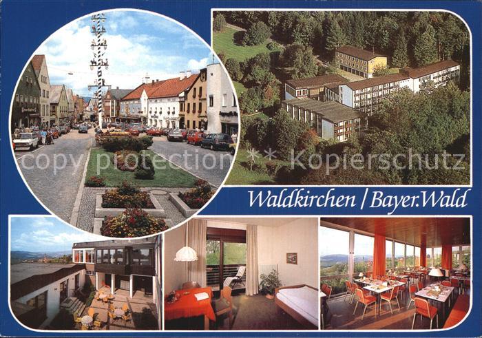 Waldkirchen Niederbayern Dr Richard Zoeller Haus Fliegeraufnahme Gastraum Terras