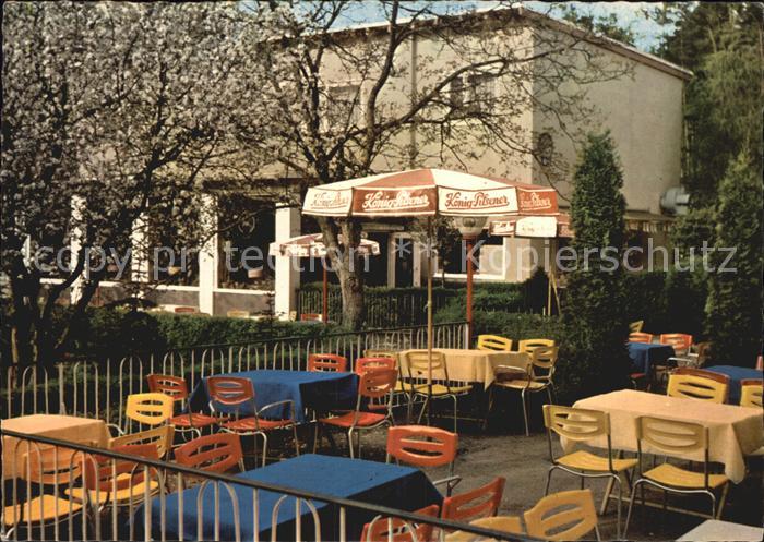 BERLIN  CITY Forsthaus an der Hubertusbruecke Terrasse