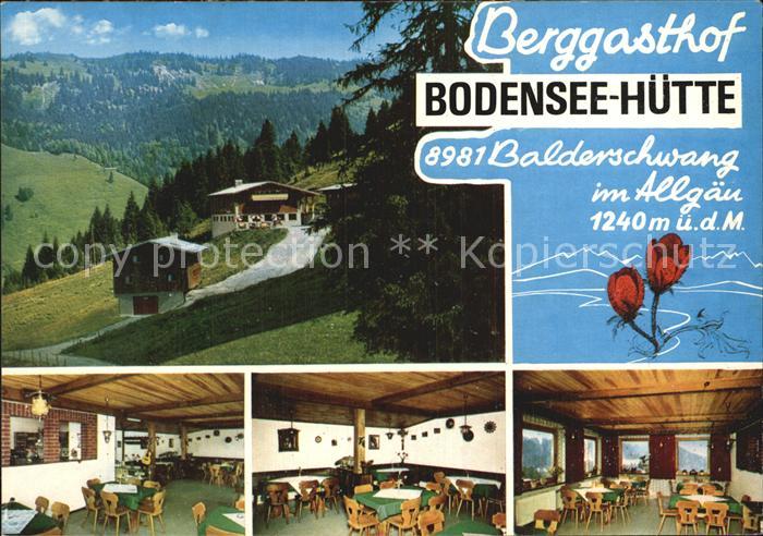 Balderschwang Berggasthof Bodenseehuette Gastraeume