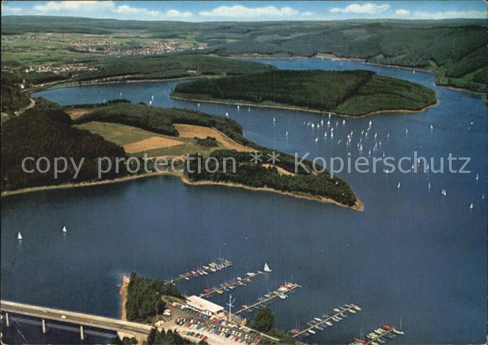 Biggesee Talsperre Fliegeraufnahme