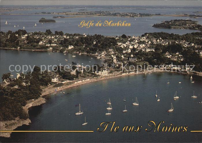 Ile-aux-Moines Golfe du Morbihan Vue aerienne