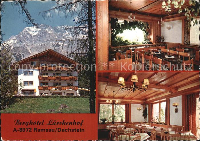 Ramsau Dachstein Steiermark Berghotel Laerchenhof Gastraeume