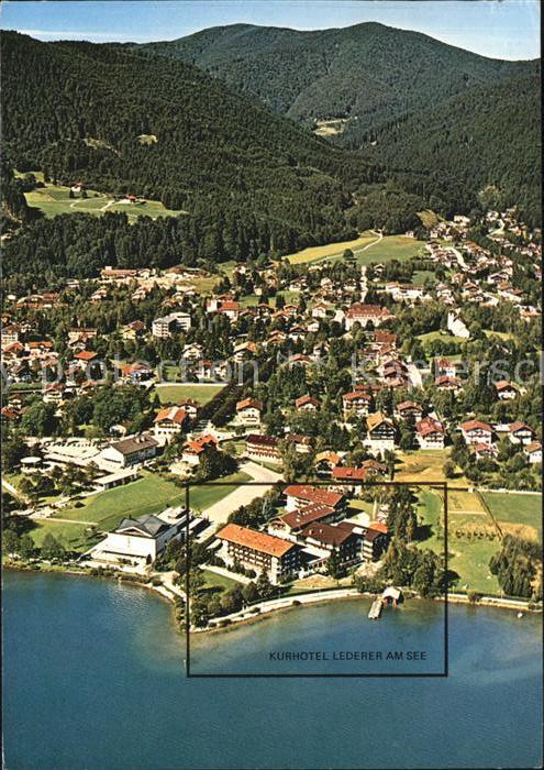 Bad Wiessee Kurhotel Lederer am See Fliegeraufnahme